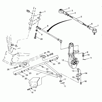 A-ARM/STRUT MOUNTING 6X6 250 W938727 (4924092409020A)