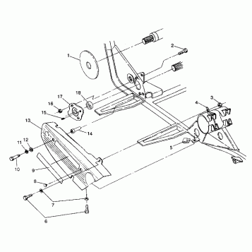 CHAIN COVER ASSEMBLY 6X6 250 W938727 (4924092409035A)