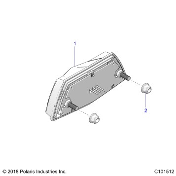ELECTRICAL, TAILLIGHT - A23SVA85A3 (C101512)