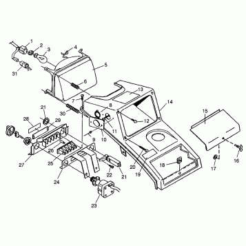 HEADLIGHT Sportsman 4X4 / W938039 (4926382638009A)