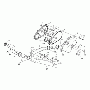 CLUTCH COVER ASSEMBLY Sportsman 4X4 / W938039 (4926382638024A)