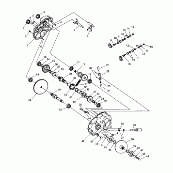 GEARCASE ASSEMBLY Sportsman 4X4 / W938039 (4926382638033A)