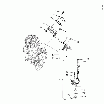 OIL PUMP Sportsman 4X4 / W938039 (4926382638039A)