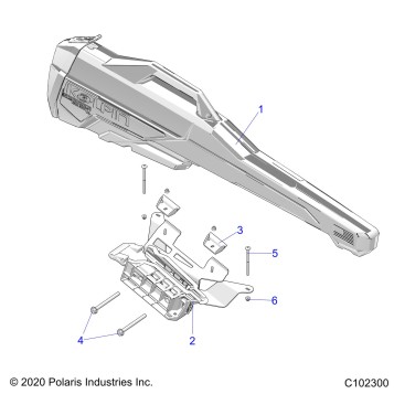 BODY, GUN BOOT - A21SHD57A9 (C102300)