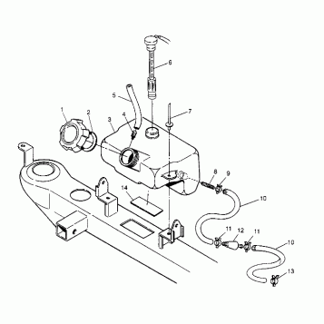 OIL TANK ASSEMBLY 2x4 300 W947530 (4926742674A012)
