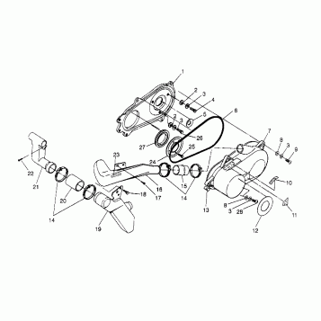 CLUTCH COVER ASSEMBLY 2x4 300 W947530 (4926742674B012)