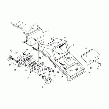 HEADLIGHT ASSEMBLY 2x4 400L W947540 (4926752675A013)