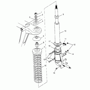 STRUT ASSEMBLY 2x4 400L W947540 (4926752675B001)