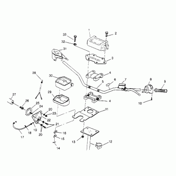 STEERING - HANDLEBAR 2x4 400L W947540 (4926752675B004)