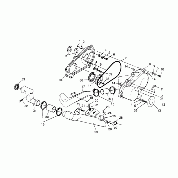 CLUTCH COVER ASSEMBLY 2x4 400L W947540 (4926752675B012)
