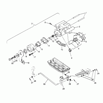 REAR BRAKE ASSEMBLY 2x4 400L W947540 (4926752675B014)