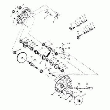 GEARCASE ASSEMBLY 2x4 400L W947540 (4926752675C003)