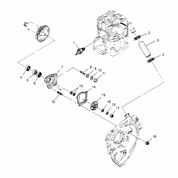 WATER PUMP 2x4 400L W947540 (4926752675C010)