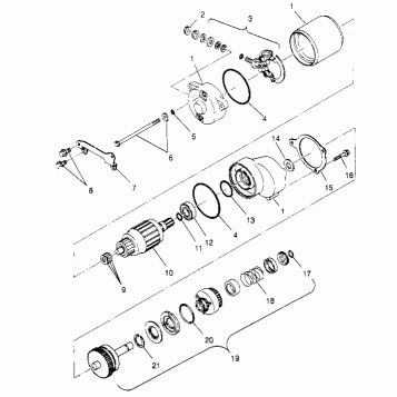 STARTING MOTOR 2x4 400L W947540 (4926752675C014)