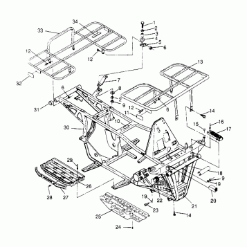 BUMPER/RACK MOUNTING - W948130 (4926762676A007)