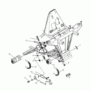 FRONT DRIVE ASSEMBLY 4x4 300 W948130 (4926762676B001)