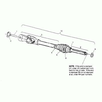 CV JOINT 4x4 300 W948130 (4926762676B003)