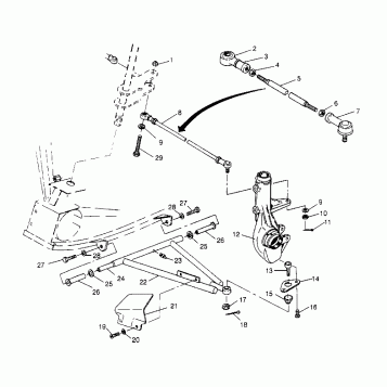 A-ARM/STRUT MOUNTING 4x4 300 W948130 (4926762676B009)