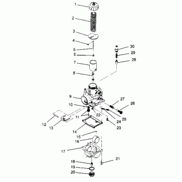 CARBURETOR 4x4 300 W948130 (4926762676D004)