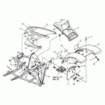 FRONT CAB ASSEMBLY  4X4 400L W948140 (4926772677A005)