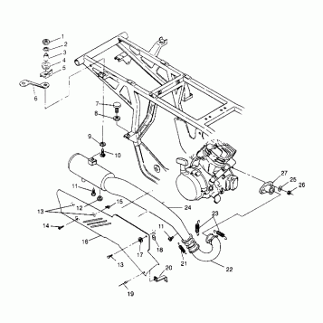 EXHAUST SYSTEM  4X4 400L W948140 (4926772677A010)
