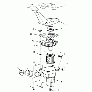 AIR BOX ASSEMBLY  4X4 400L W948140 (4926772677A014)