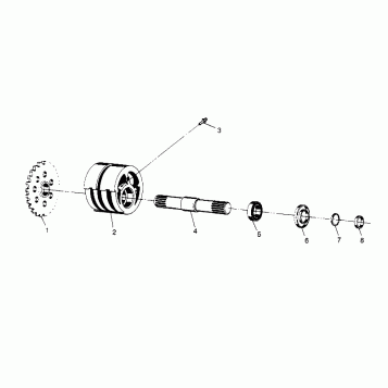 FRONT TIGHTENER ASSEMBLY  4X4 400L W948140 (4926772677B002)