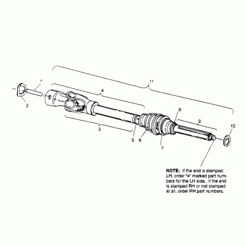 CV JOINT 4X4 400L W948140 (4926772677B003)