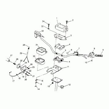 STEERING - HANDLEBAR  4X4 400L W948140 (4926772677B007)