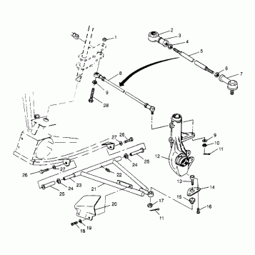 A-ARM/STRUT MOUNTING  4X4 400L W948140 (4926772677B009)