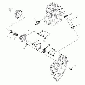 WATER PUMP  4X4 400L W948140 (4926772677C014)