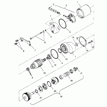 STARTING MOTOR  4X4 400L W948140 (4926772677D004)