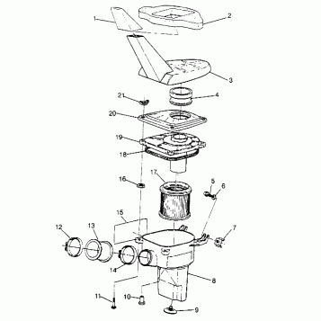 AIR BOX ASSEMBLY 6x6 300 W948730 (4926792679A014)