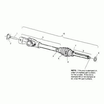 CV JOINT 6x6 300 W948730 (4926792679B003)