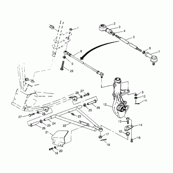 A-ARM/STRUT MOUNTING 6x6 300 W948730 (4926792679B007)