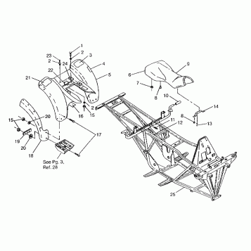 REAR CAB ASSEMBLY 6x6 400L, SWEDISH S948740 and  NORWEGIAN N948740 (4926812681002A)