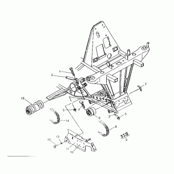 FRONT DRIVE ASSEMBLY 6x6 400L, SWEDISH S948740 and  NORWEGIAN N948740 (4926812681013A)