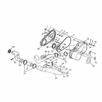 CLUTCH COVER ASSEMBLY 6x6 400L, SWEDISH S948740 and  NORWEGIAN N948740 (4926812681033A)