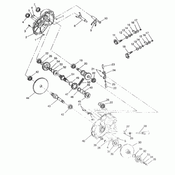 GEARCASE ASSEMBLY 6x6 400L, NORWEGIAN N948740 (4926812681043A)