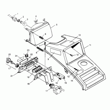HEADLIGHT ASSEMBLY Trail Boss W948527 (4926822682A012)