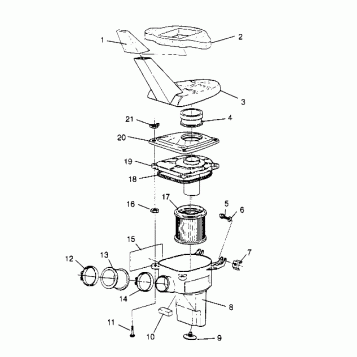 AIR BOX ASSEMBLY Trail Boss W948527 (4926822682A013)