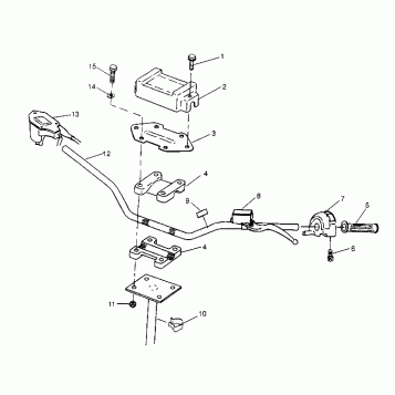STEERING - HANDLEBAR Trail Boss W948527 (4926822682B003)