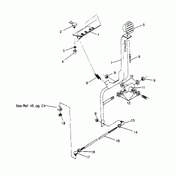 SHIFT LINKAGE ASSEMBLY Trail Boss W948527 (4926822682B014)