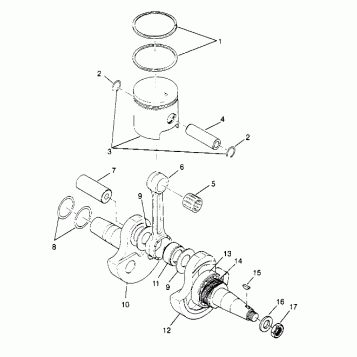 CRANKSHAFT and PISTON - W948527 (4926822682C006)