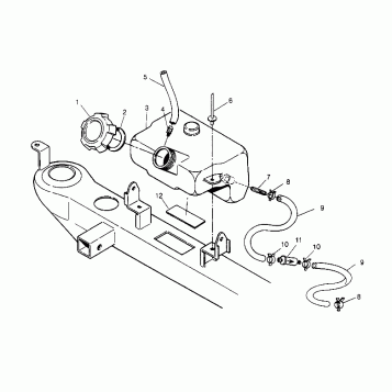 OIL TANK ASSEMBLY Trail Blazer W947221 (4926832683A011)