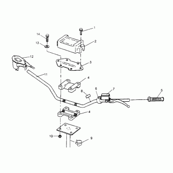 STEERING - HANDLEBAR Trail Blazer W947221 (4926832683B003)
