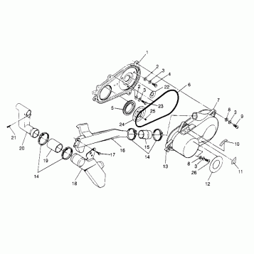 CLUTCH COVER ASSEMBLY Trail Blazer W947221 (4926832683B011)