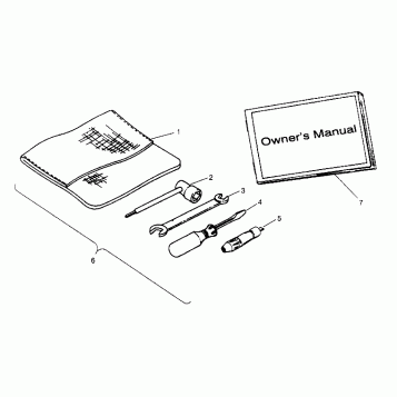 TOOL KIT ASSEMBLY Trail Blazer W947221 (4926832683C011)