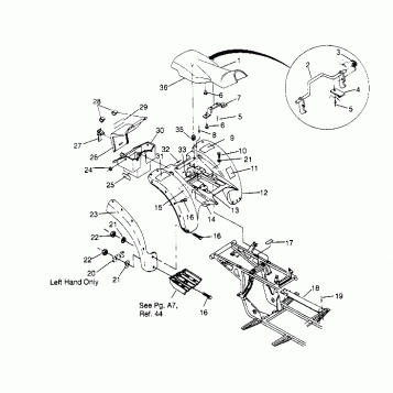 REAR CAB ASSEMBLY Sportsman 4x4 W948040 (4926842684A006)