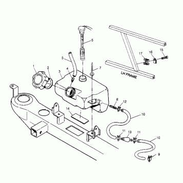 OIL TANK ASSEMBLY Sportsman 4x4 W948040 (4926842684A012)